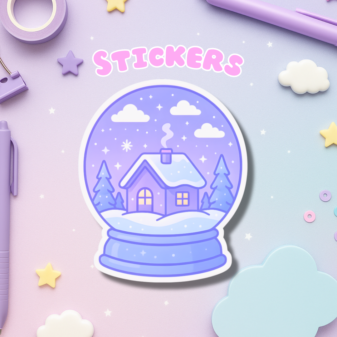 Snowglobe Sticker