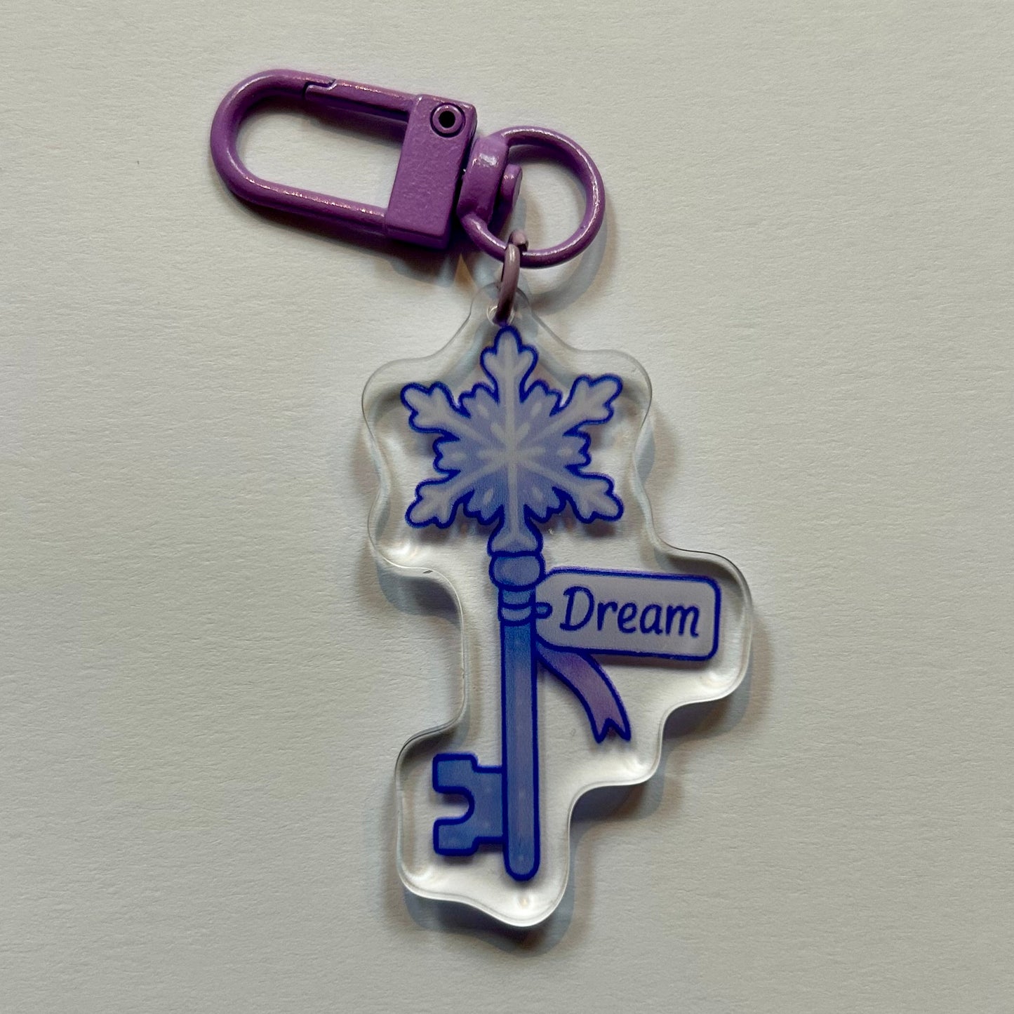 Frozen Key Acrylic Keychain
