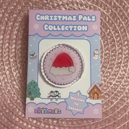 Christmas Hat Acrylic Pin
