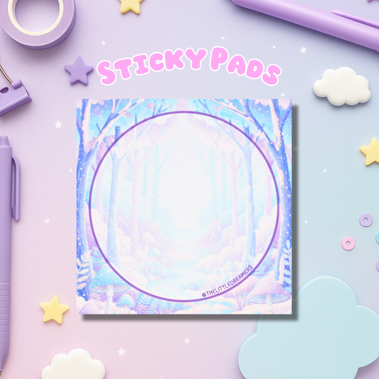 Winter Wishes Sticky Notes