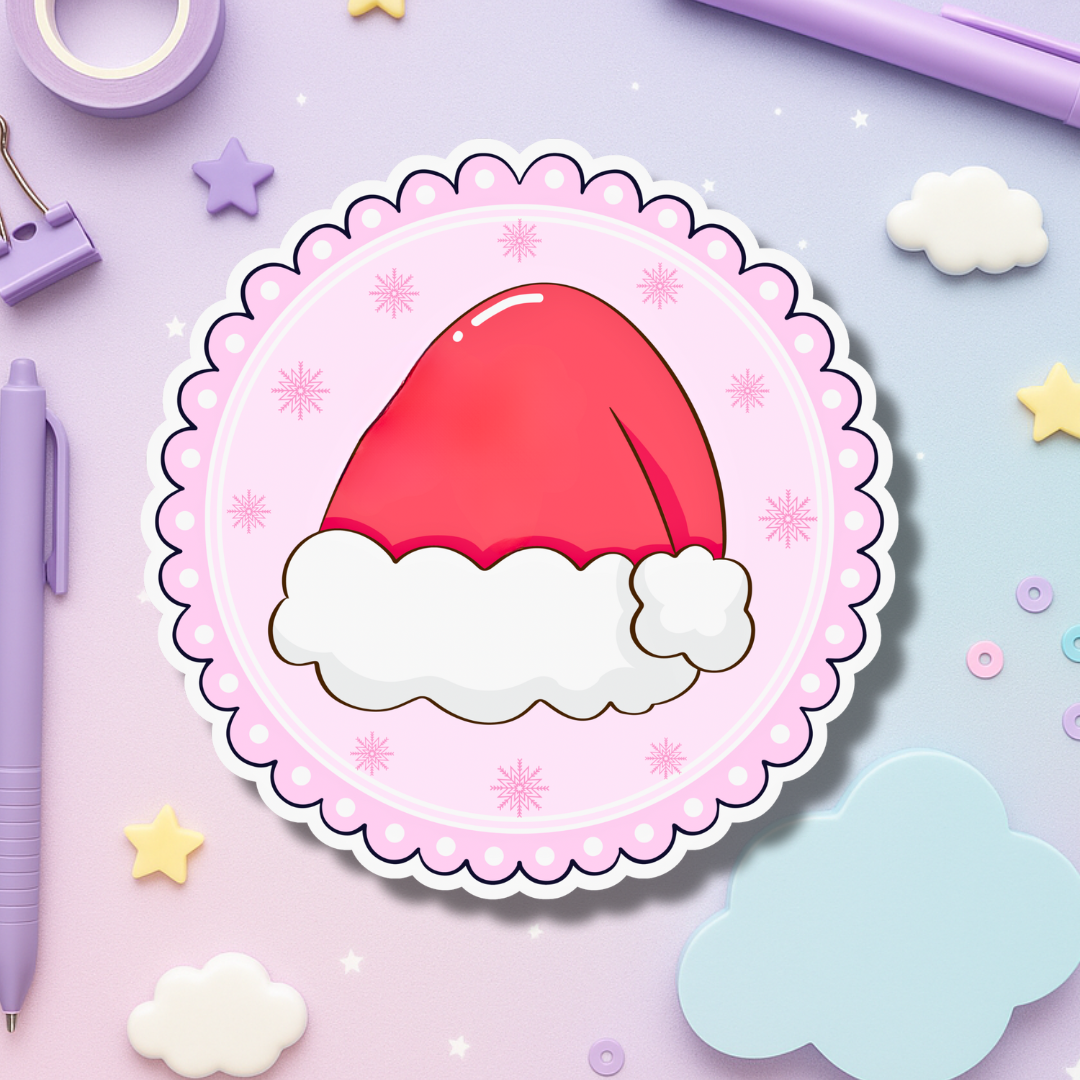 Christmas Hat Sticker