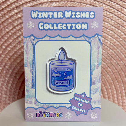 Candle Acrylic Pin
