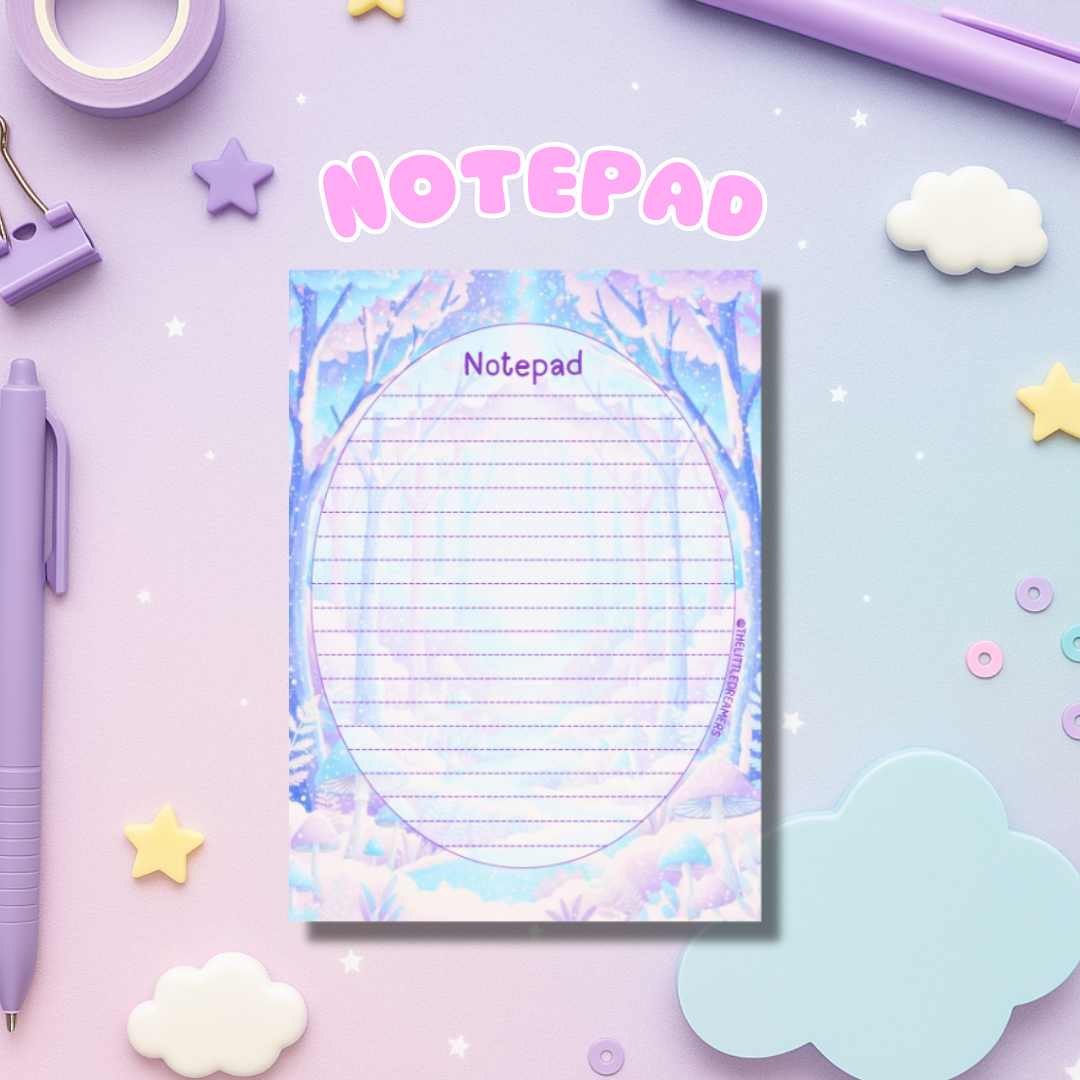 Winter Wishes A6 Notepad