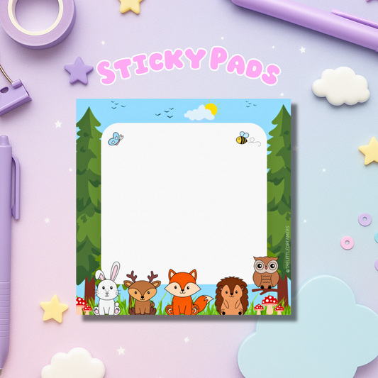 Forest Friends Sticky Notes