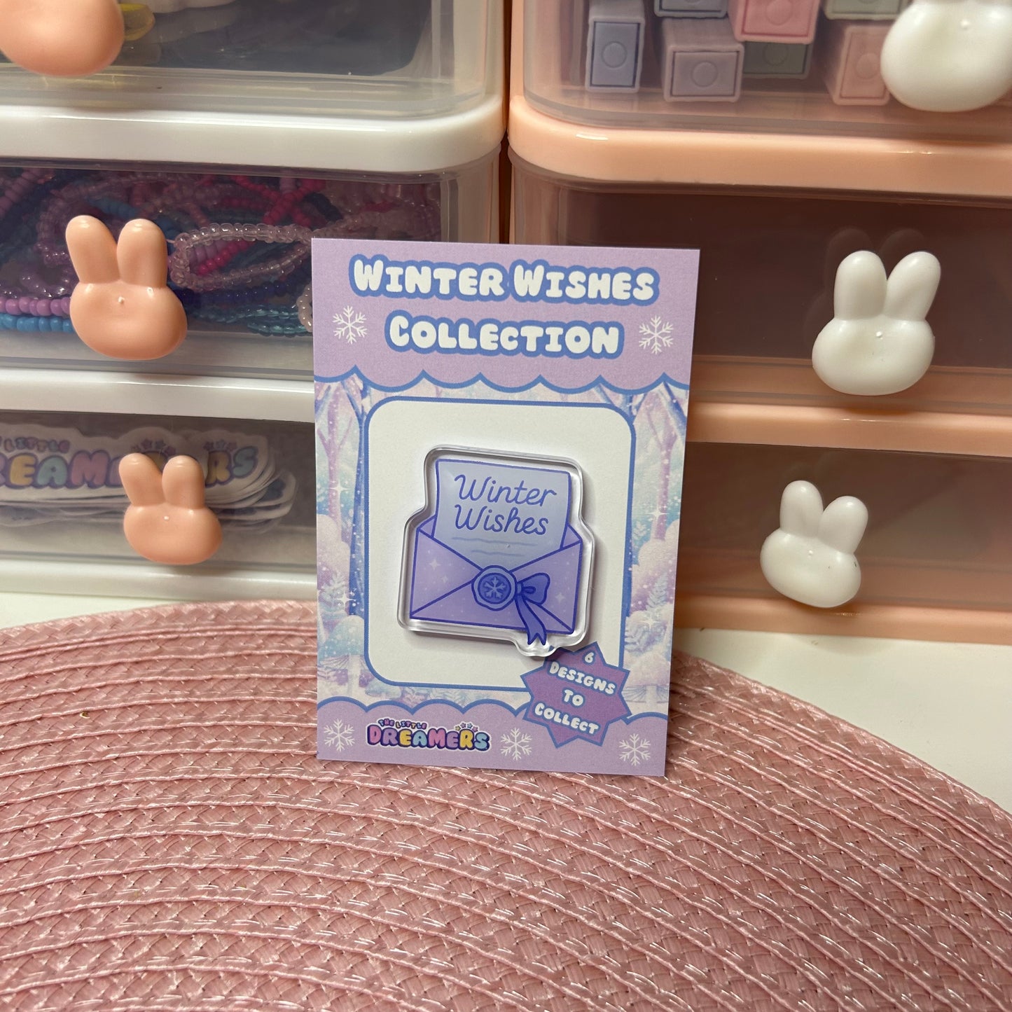 Envelope Acrylic Pin