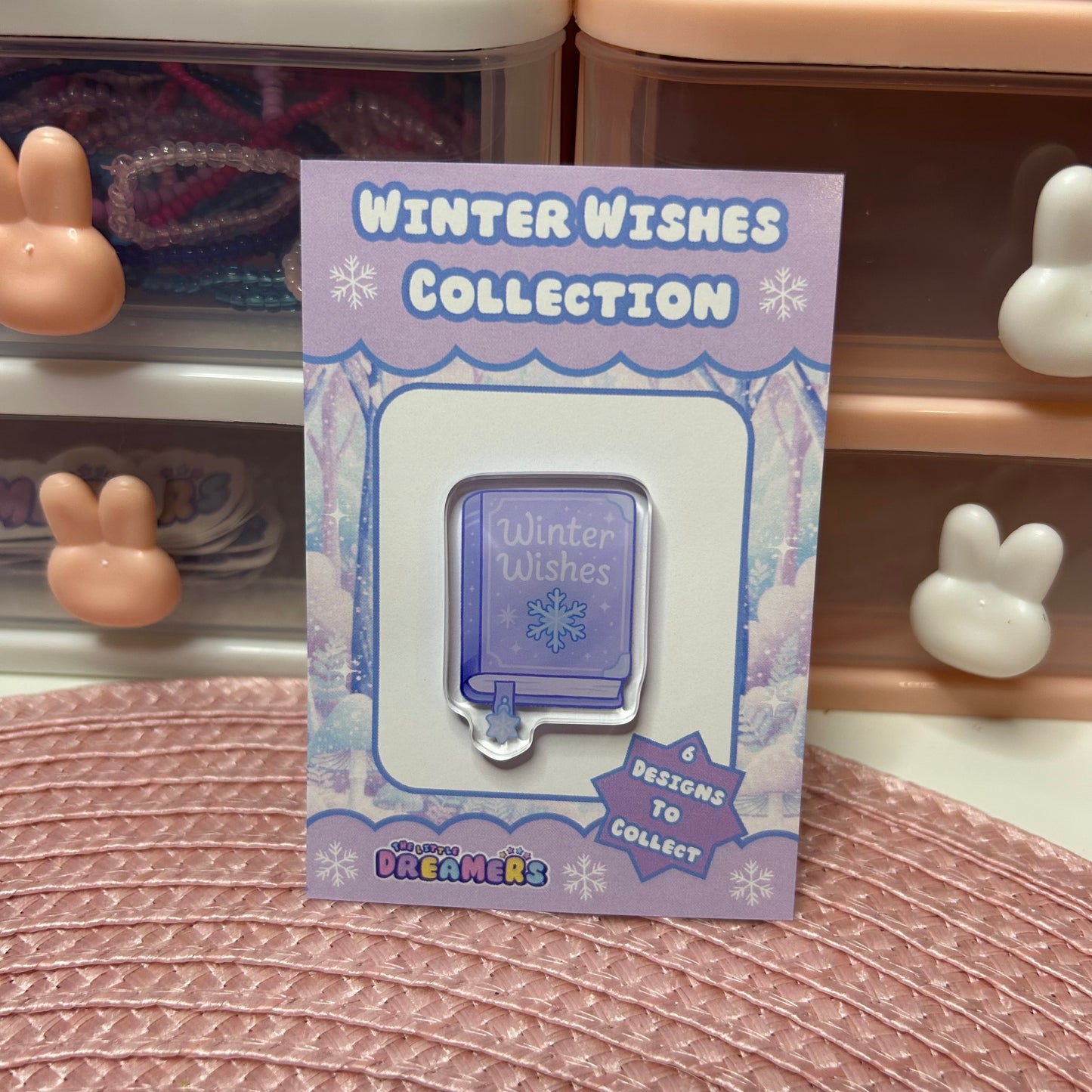 Notebook Acrylic Pin