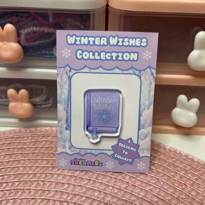 Notebook Acrylic Pin