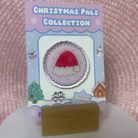 Christmas Hat Acrylic Pin