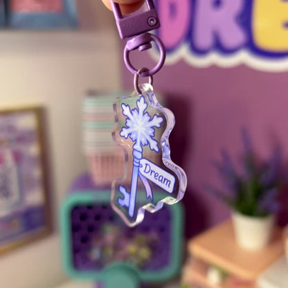Frozen Key Acrylic Keychain